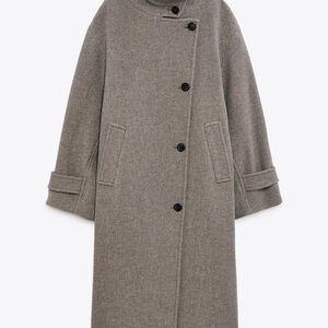Zara Gray Trench Coat